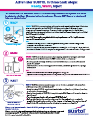 Tap to view and download SUSTOL Administration Tear Sheet